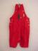 baby toddler overalls red