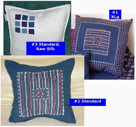 25kb large and small cushion covers and natural silk cushion covers