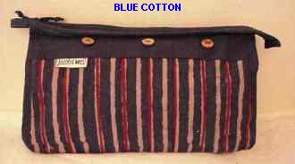 blue stripe large travel bag